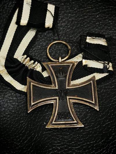 时顺第二十九拍(新年大拍) - 一战时期二级铁十字勋章，打z标，原绶带呈礼服挂状态
