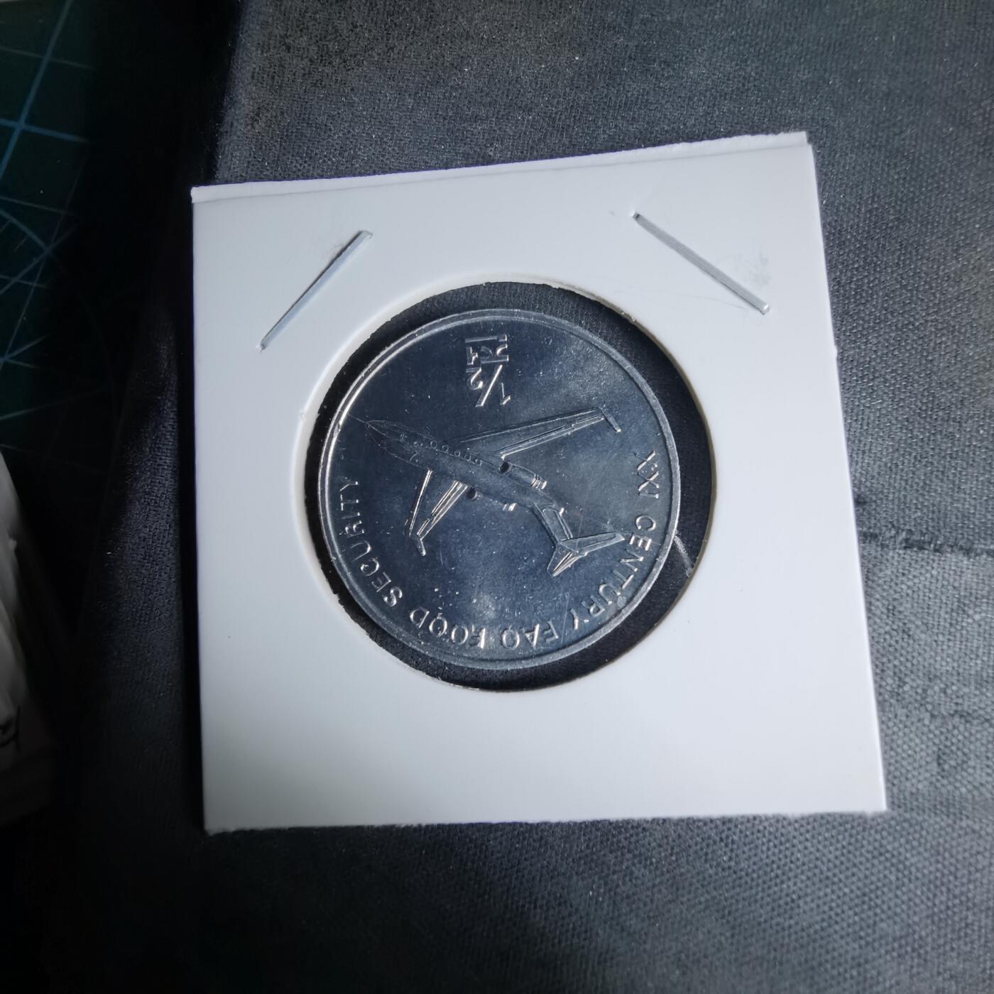 沼泽如烟--第997场 朝鲜2002年半元FAO纪念币