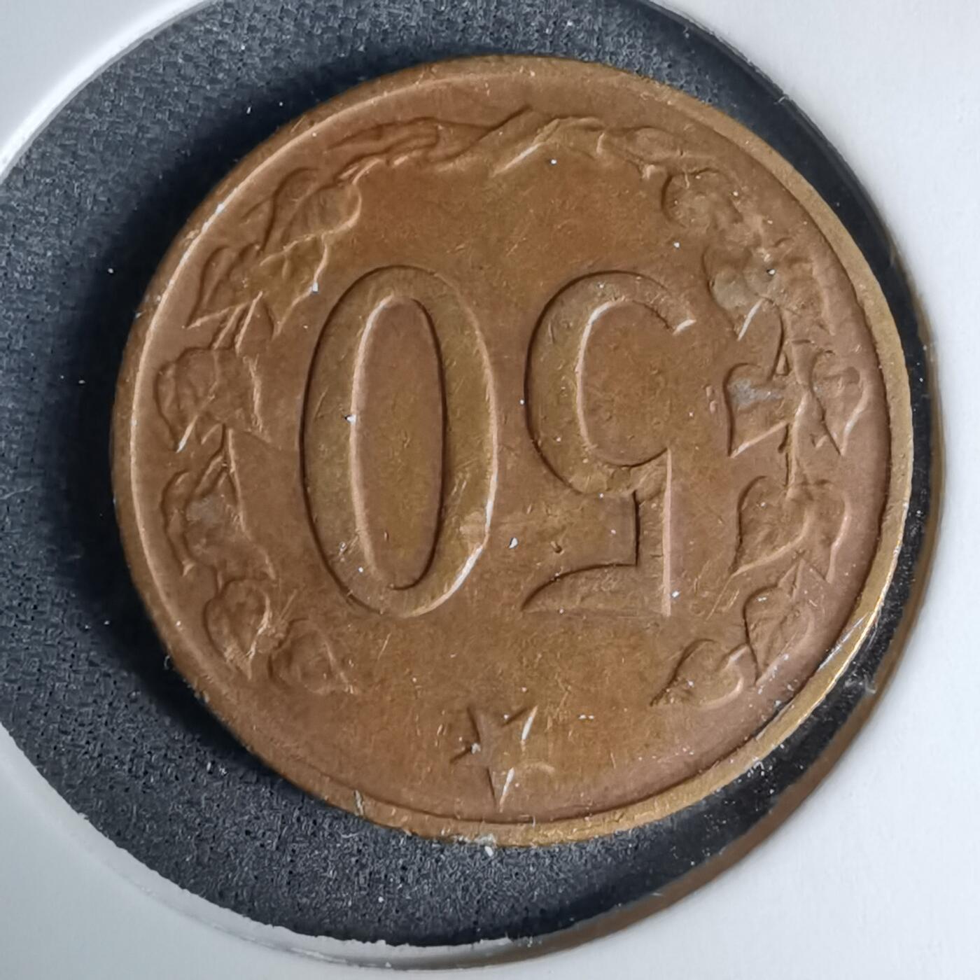 沼泽如烟--第996场 捷克斯洛伐克1964年50赫勒