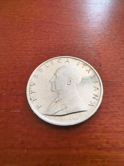 长老汇马年精选第一场拍卖 - 1974意大利马可尼500里拉类精制银币，11克835银