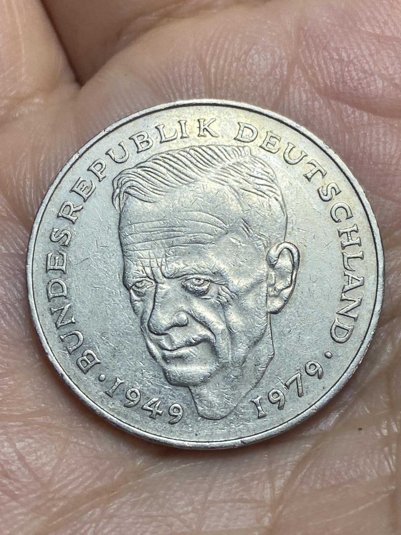 2026年第二十八场(总第一百九十七场）新春初七特拍场(佣金3%最低1元) 德国🇩🇪1979年2德国马克(第四版首发年，D标慕尼黑造)