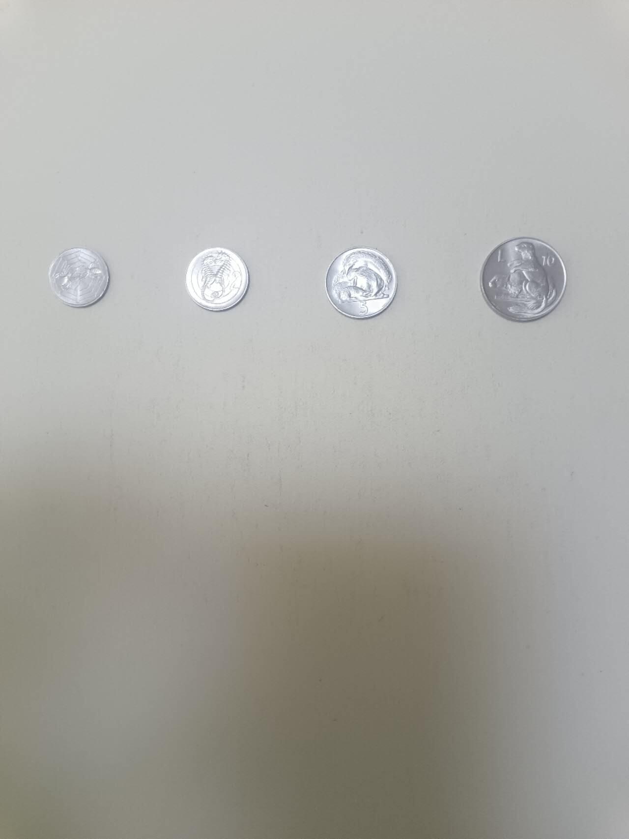 【20260219】非全新纸币和硬币第337场 圣马力诺4枚硬币小套，稀少