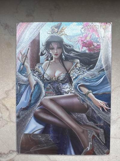 月落卡牌之特卡第7期—新年跨年专场（祝大家新年快乐，恭喜发财！） - 卡玩帕克   2024年2月赠卡   粗闪工艺特卡