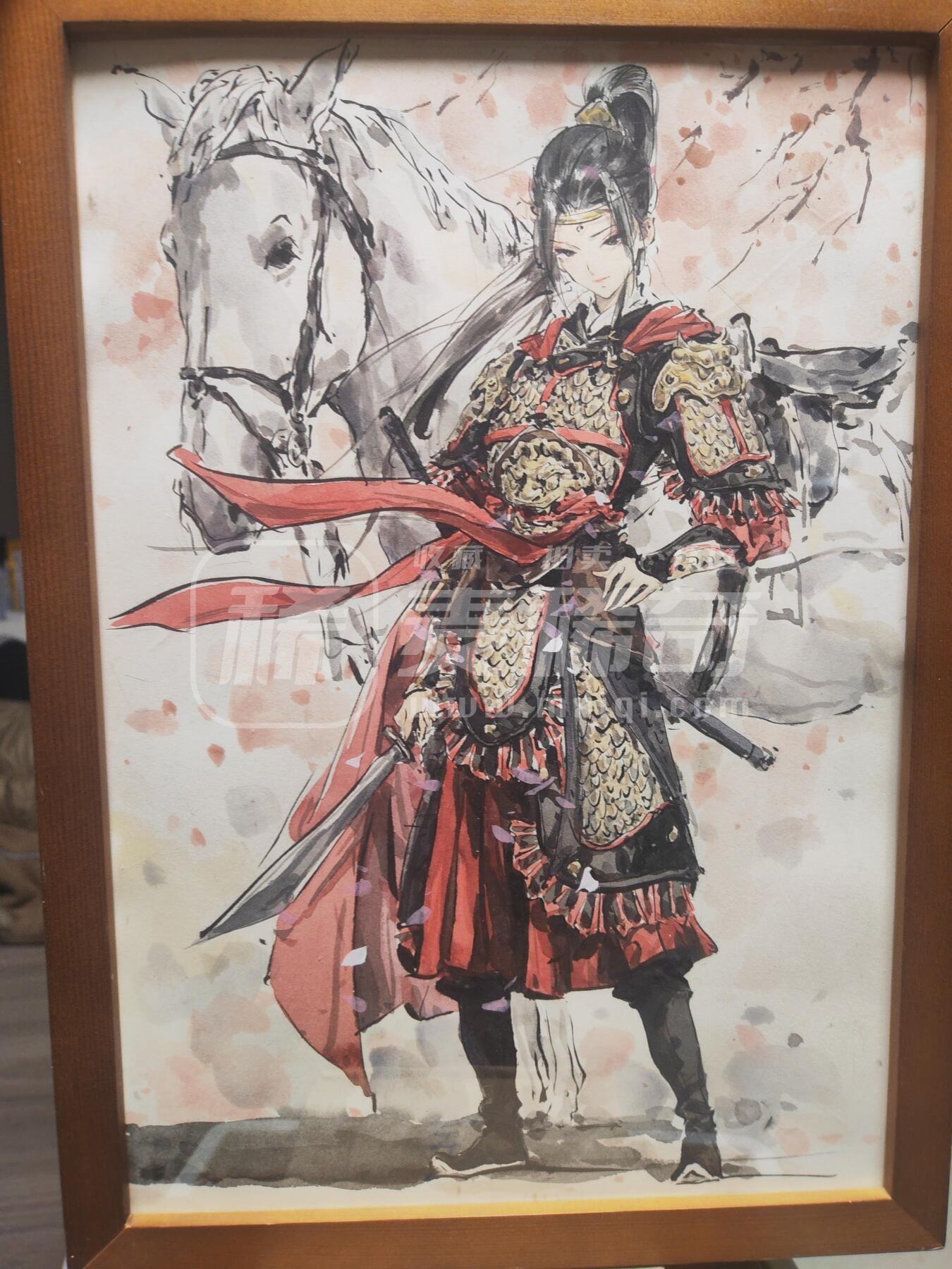 【新春大甩卖】玩卡战线手绘+国潮卡大甩拍第49期——请寄存过多的卡友准许发货哇！ 【手绘大画】迟迟 精绘 扈三娘  A3尺寸 细节满满，可遇不可求的好物