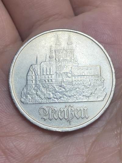 2026年第二十八场(总第一百九十七场）新春初七特拍场(佣金3%最低1元) - 民主德国1972年5马克(迈森梅恩市纪念币，首发年仅发行3年，A标柏林造)