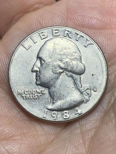 2026年第二十八场(总第一百九十七场）新春初七特拍场(佣金3%最低1元) - 美国🇺🇸1984年1/4元(华盛顿1/4元第三版，D标丹佛造)