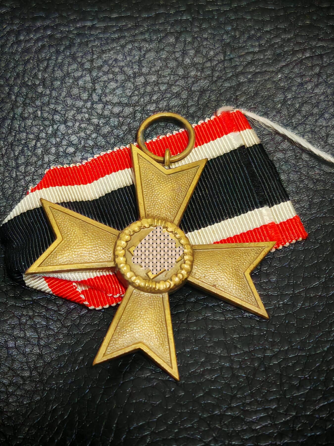 时顺第二十九拍(新年大拍) 二战时期铜质二级战功奖章，kvk2，107厂标，原绶带