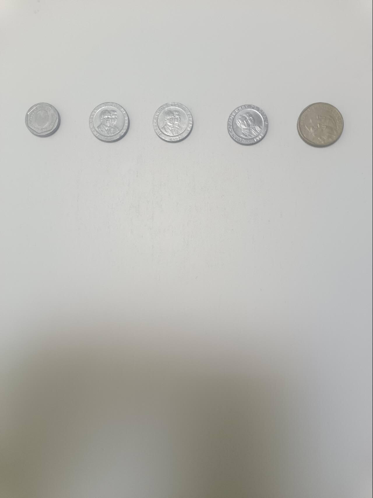 【20260219】非全新纸币和硬币第337场 西班牙5枚硬币