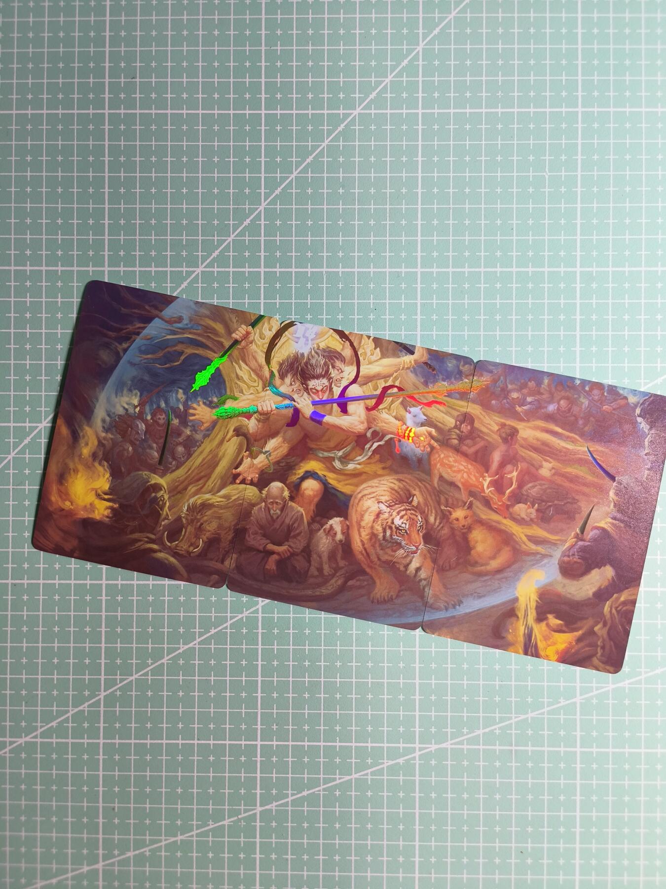 第22期  恭喜发财·万事如意·马年大吉 初五截拍(持续收拍品中…) 【彩闪三拼】焱卡文化×无胜《问道东方》场景①