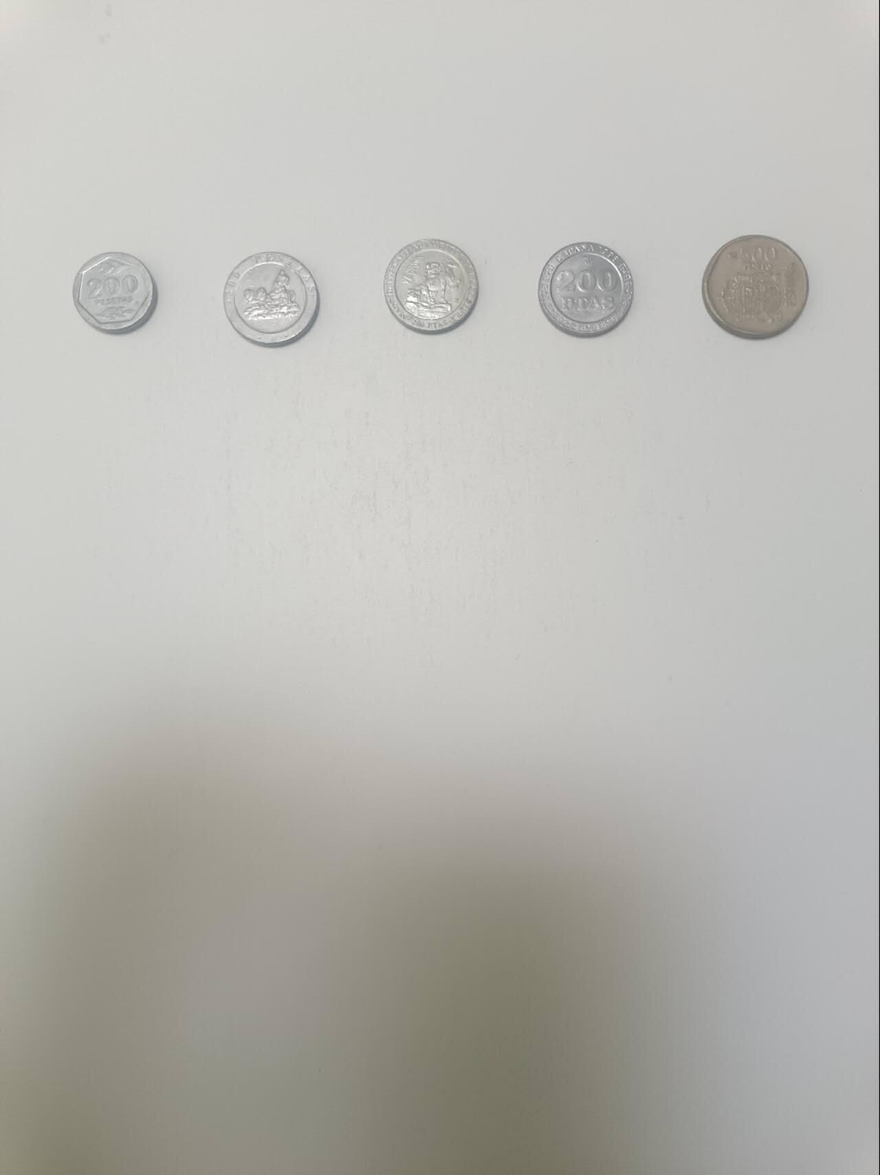 【20260219】非全新纸币和硬币第337场 西班牙5枚硬币