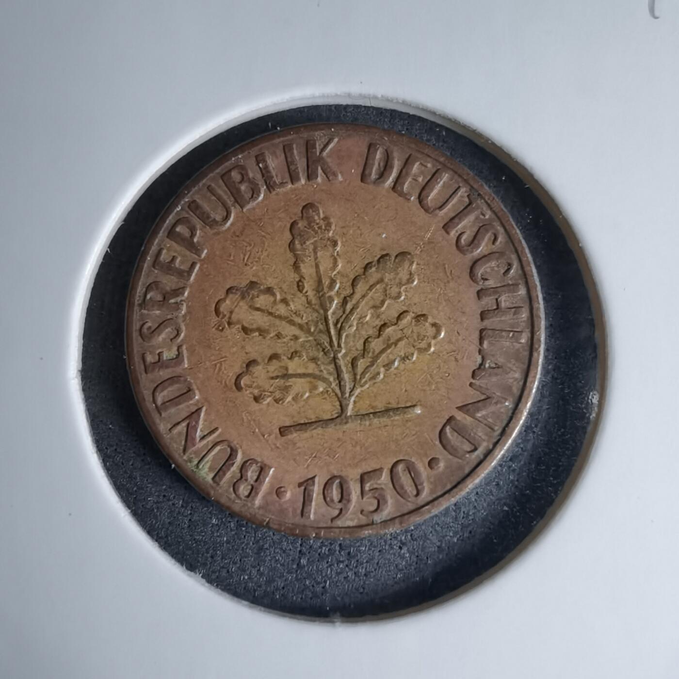 沼泽如烟--第997场 德国1950年5芬尼