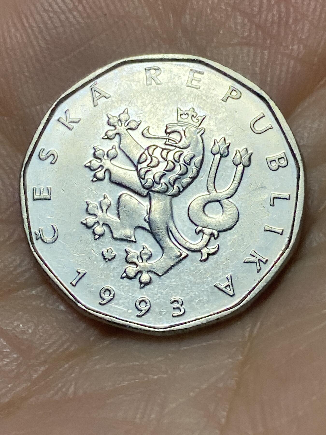 2026年第二十七场(总第一百九十六场）外国好品散币场(免佣金) 捷克共和国🇨🇿1993年2克朗