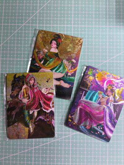 第22期  恭喜发财·万事如意·马年大吉 初五截拍(持续收拍品中…) - 【浮雕折光】燎原文化×罐儿《四大美女》貂蝉&王昭君&杨玉环 三渐变  共9张