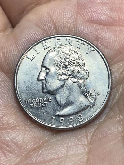 2026年第二十八场(总第一百九十七场）新春初七特拍场(佣金3%最低1元) - 原光好品–美国🇺🇸1998年1/4元(华盛顿1/4元第三版，P标费城造)