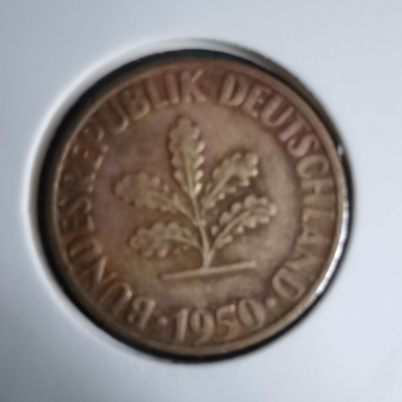 沼泽如烟--第997场 德国1950年10芬尼