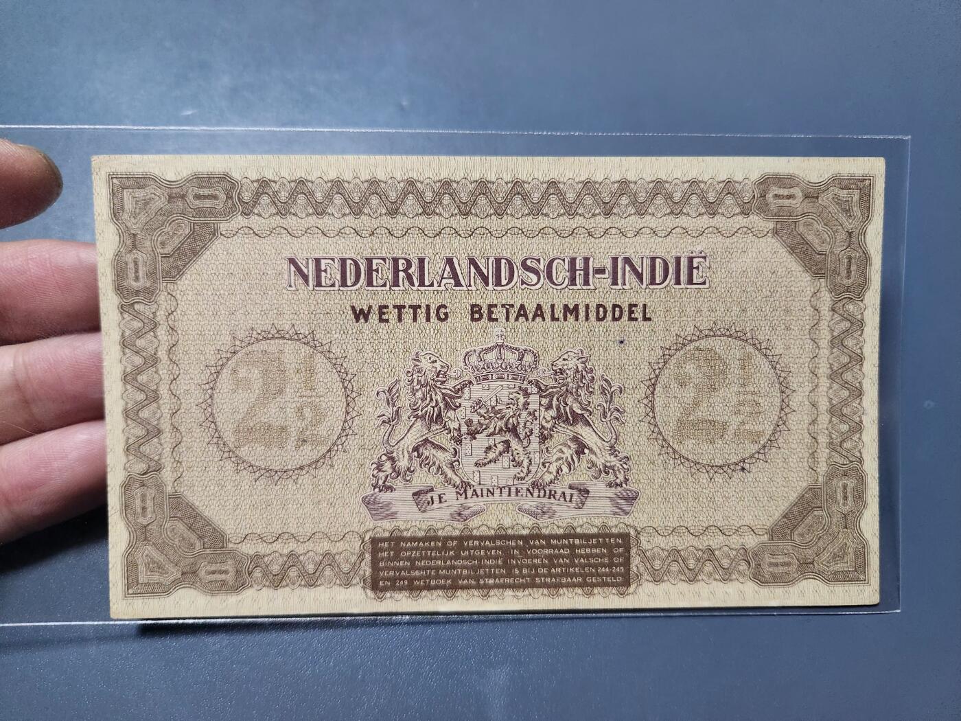 2月18号晚上8点 外国纸币自动截拍第27场 荷属东印度2.5近新