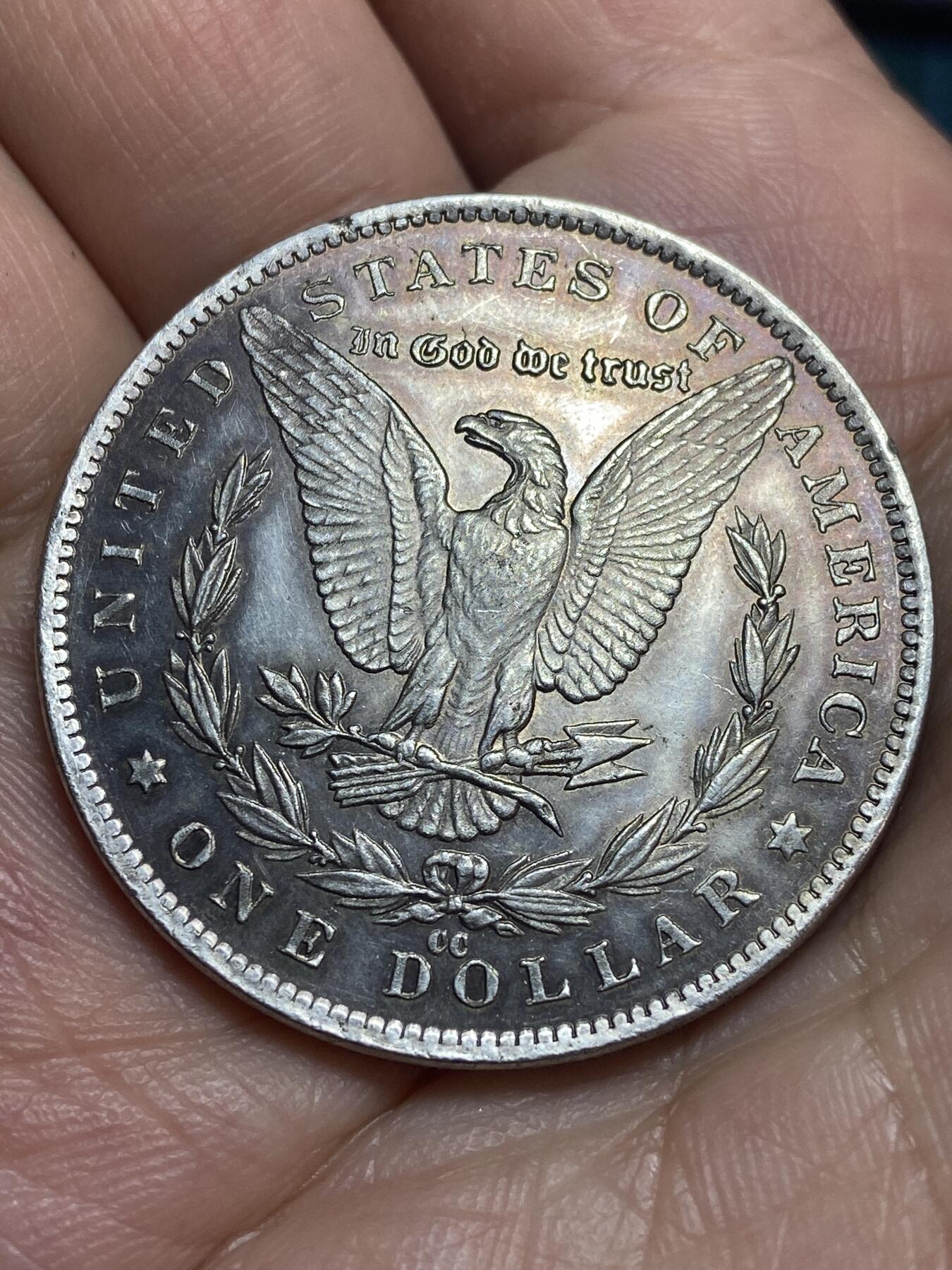 2026年第二十八场(总第一百九十七场）新春初七特拍场(佣金3%最低1元) 美国🇺🇸1878年摩根1元(铜镀银学习币)