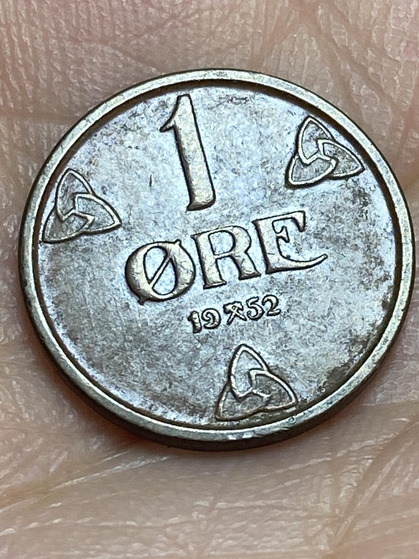 2026年第二十八场(总第一百九十七场）新春初七特拍场(佣金3%最低1元) 挪威🇳🇴1952年1欧尔(哈康七世第二版，关门年)