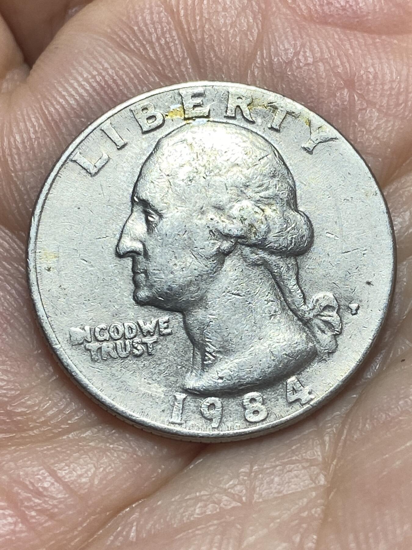 2026年第二十八场(总第一百九十七场）新春初七特拍场(佣金3%最低1元) 美国🇺🇸1984年1/4元(华盛顿1/4元第三版，P标费城造)