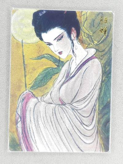 买就送PR！！龙虎卡牌-七六场（满200元包邮，无佣金，每周六结拍，欢迎送拍） - 【编号303】粗闪卡 昆仑万象 权迎东 - 貂蝉拜月