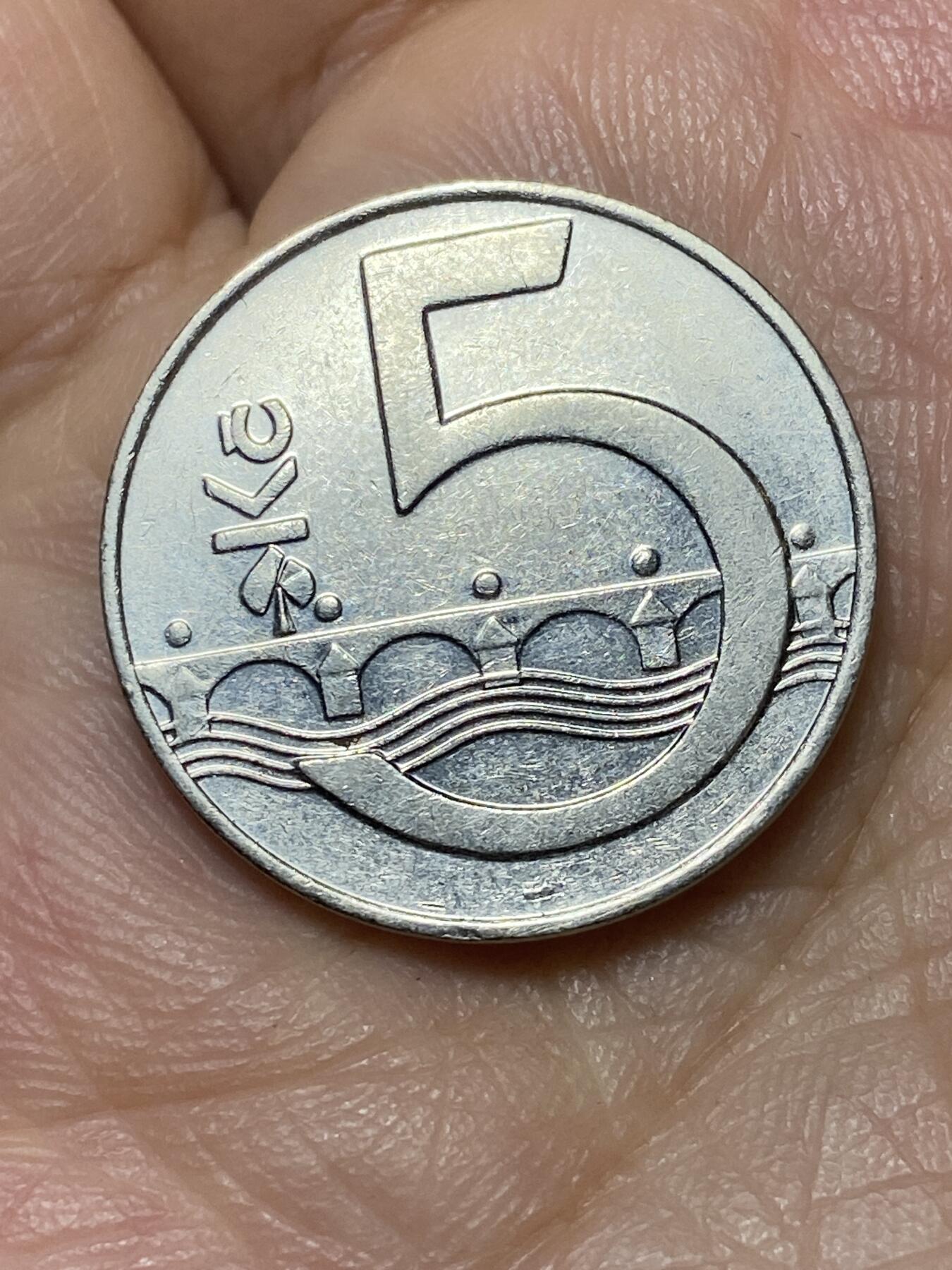 2026年第二十七场(总第一百九十六场）外国好品散币场(免佣金) 捷克共和国🇨🇿1993年5克朗