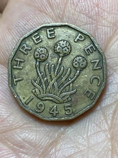 2026年第二十七场(总第一百九十六场）外国好品散币场(免佣金) - 英国🇬🇧1945年3便士(乔治六世第一版)