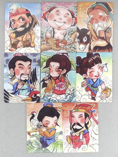 买就送PR！！龙虎卡牌-七六场（满200元包邮，无佣金，每周六结拍，欢迎送拍） - 普卡8 超吉梦 叶家宝 - 八仙 一套