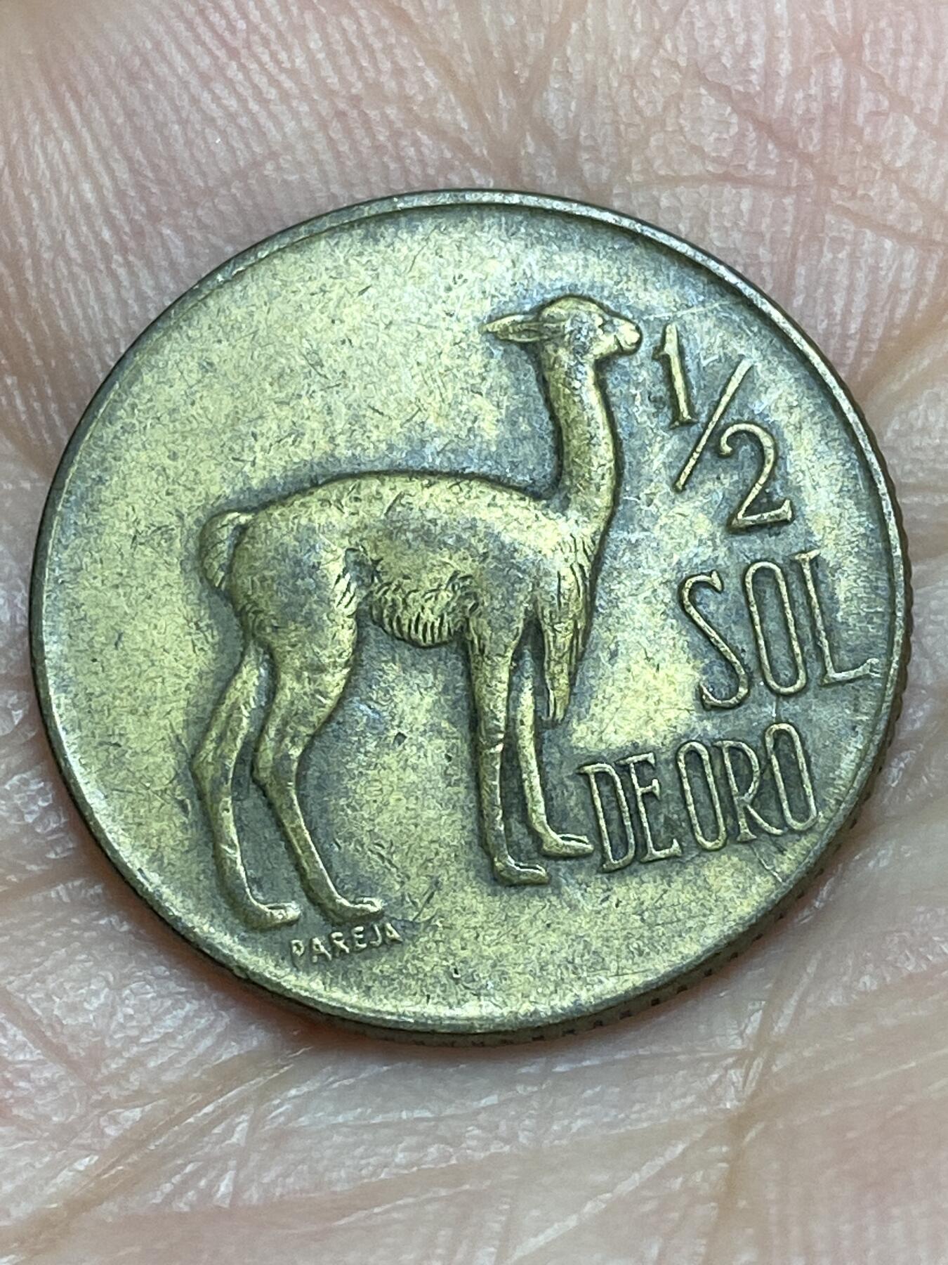 2026年第二十八场(总第一百九十七场）新春初七特拍场(佣金3%最低1元) 秘鲁1972年1/2索尔(1966-1975年第一版)