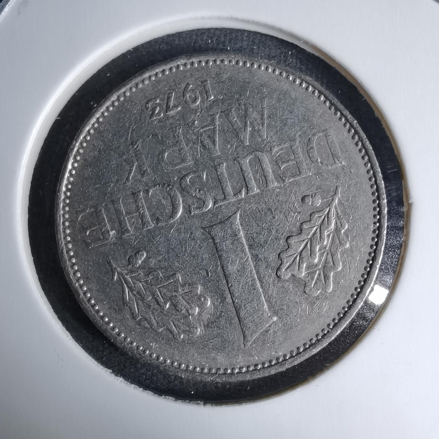 沼泽如烟--第997场 德国1973年1马克