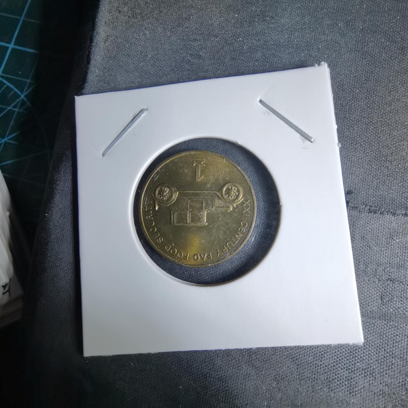 沼泽如烟--第997场 朝鲜2002年一元纪念币FAO