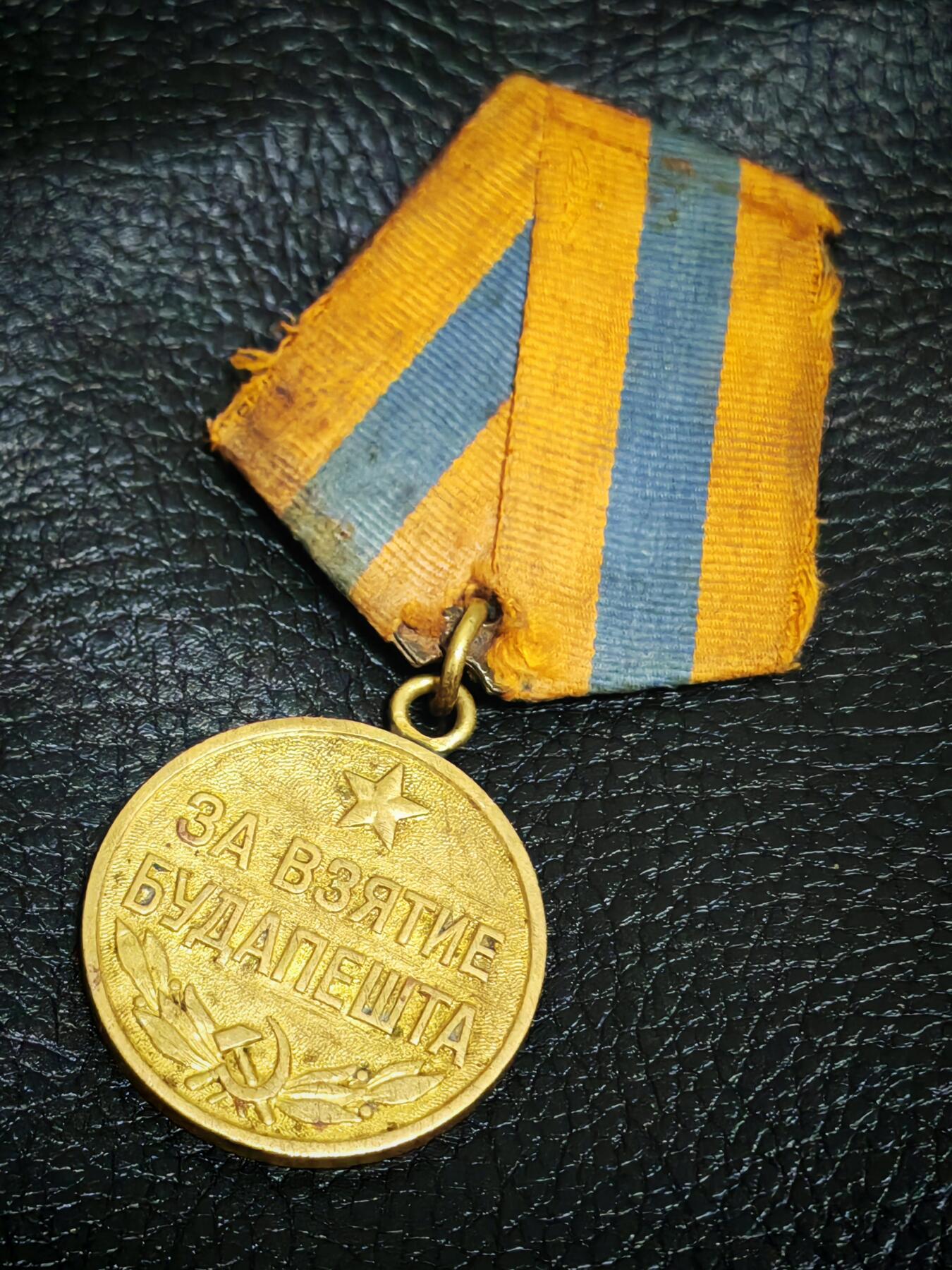 时顺第二十九拍(新年大拍) 苏联攻克布达佩斯奖章