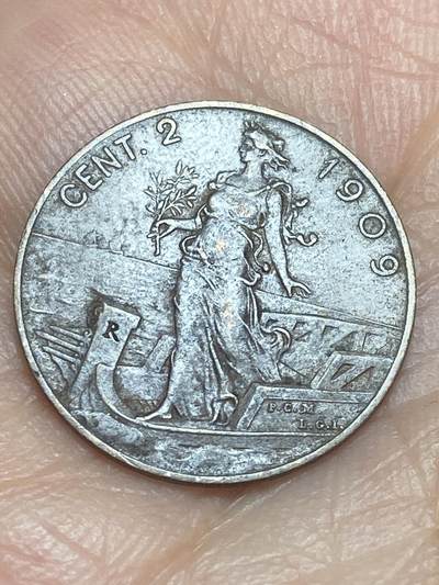 2026年第二十八场(总第一百九十七场）新春初七特拍场(佣金3%最低1元) - 少见好品–意大利王国1909年2分(维托里奥·埃马努埃莱三世第二套)