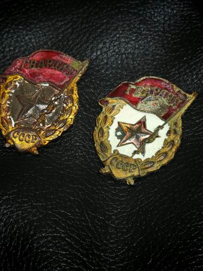 时顺第二十九拍(新年大拍) - 苏联战时近卫军证章，挖土
