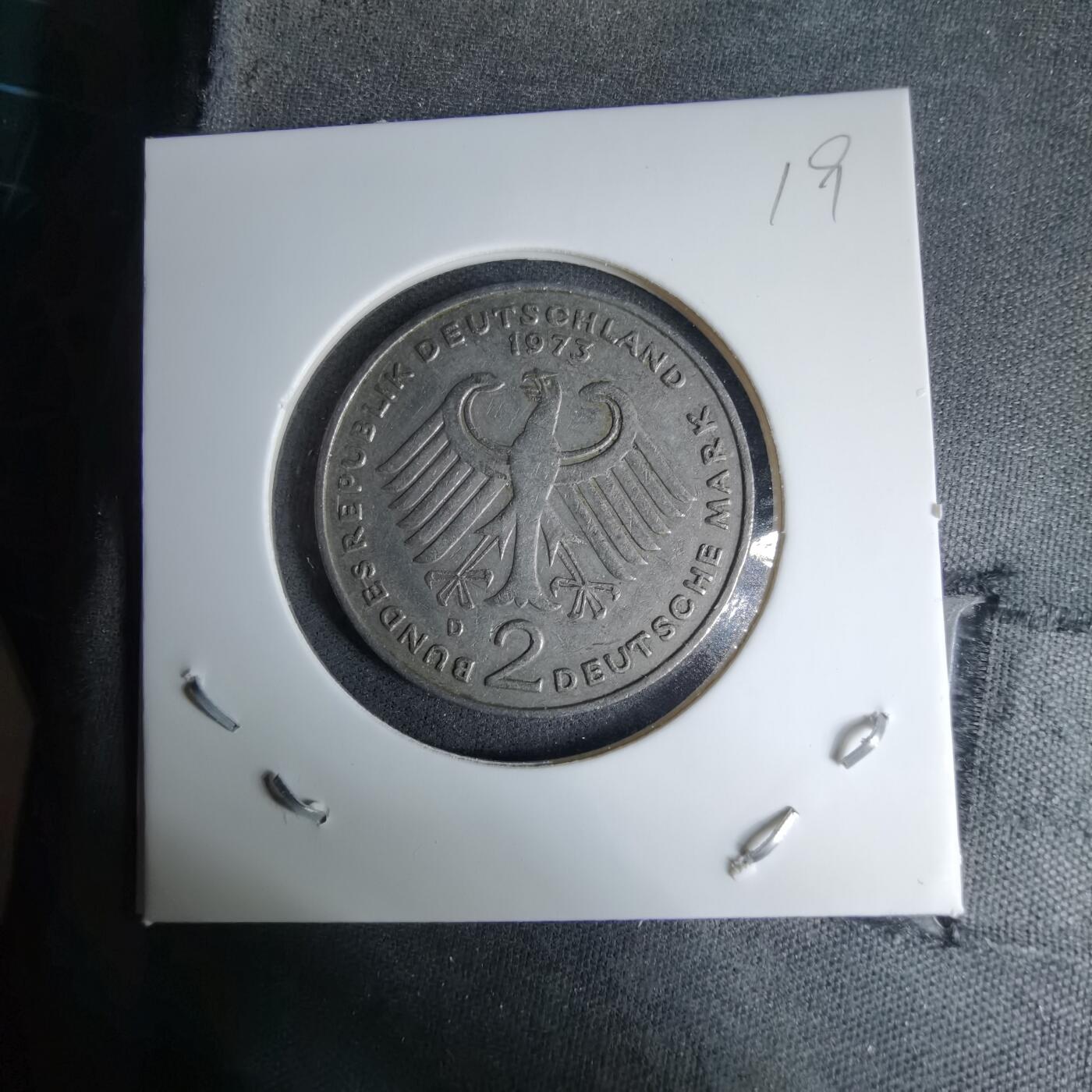 沼泽如烟--第997场 德国1973年2马克