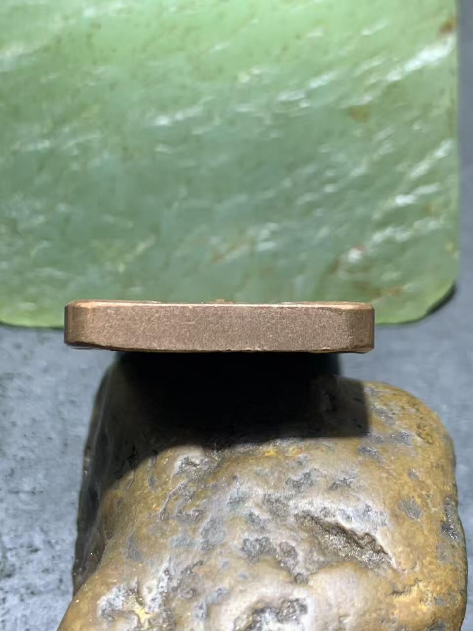 精美紫铜莲花生大士护身牌一个，