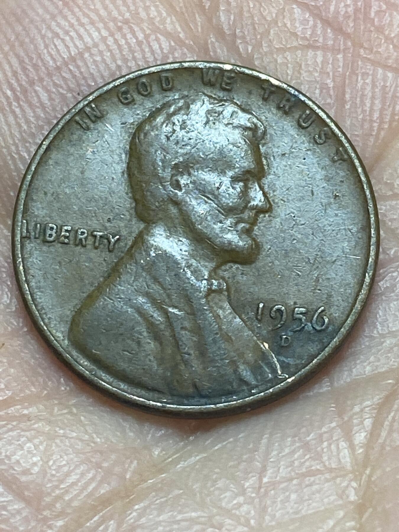 2026年第二十八场(总第一百九十七场）新春初七特拍场(佣金3%最低1元) 美国🇺🇸1956年1分(林肯1分第一版，D版丹佛造)