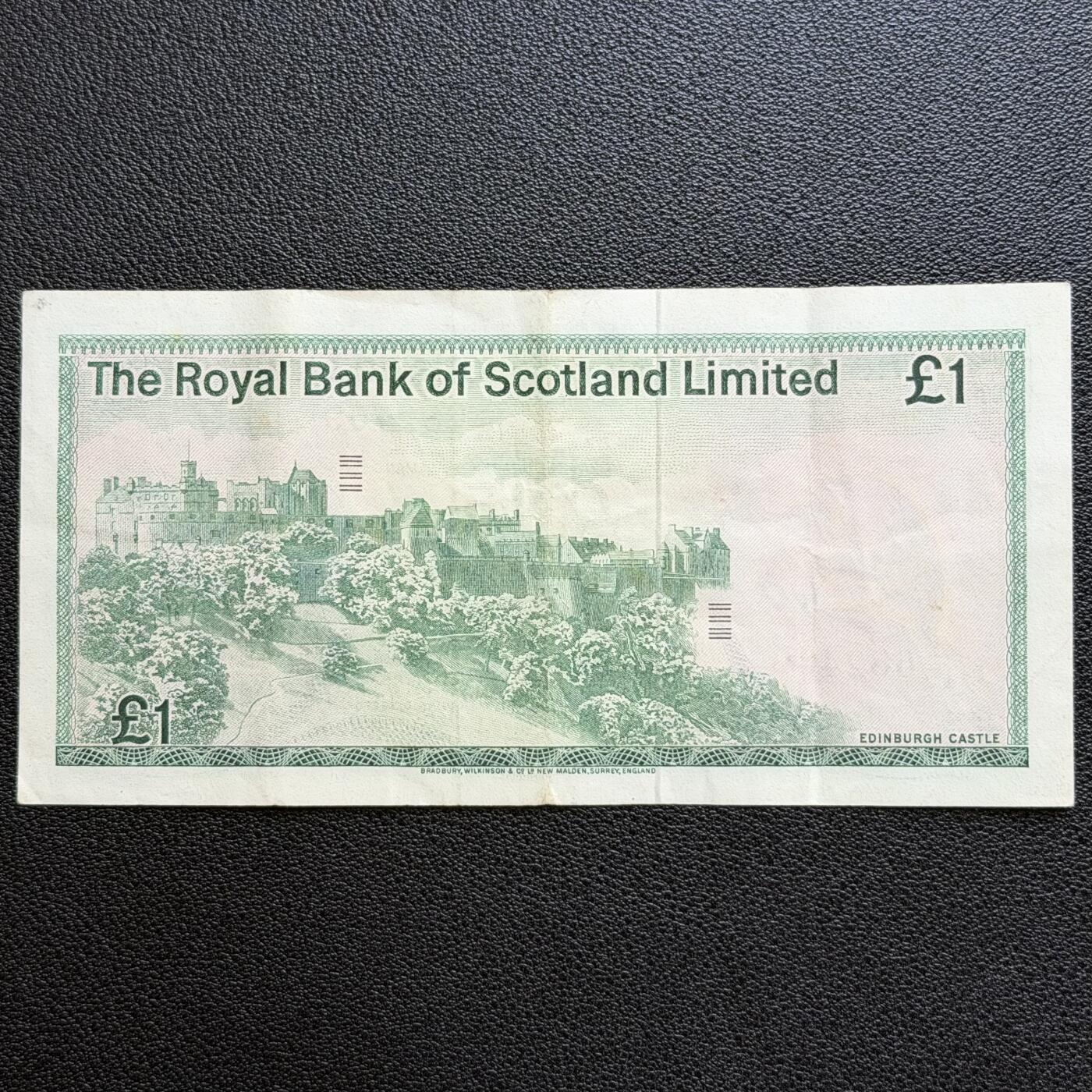 ＜星葵🌻钱币社＞非全新纸币场第70期·3月1日发货 英国1972年苏格兰皇家银行1镑纸币