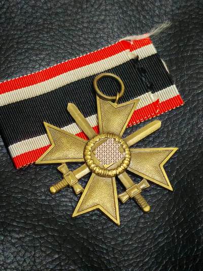 时顺第二十九拍(新年大拍) - 二战时期二级双剑战功奖章，kvk2，铜制，原绶带