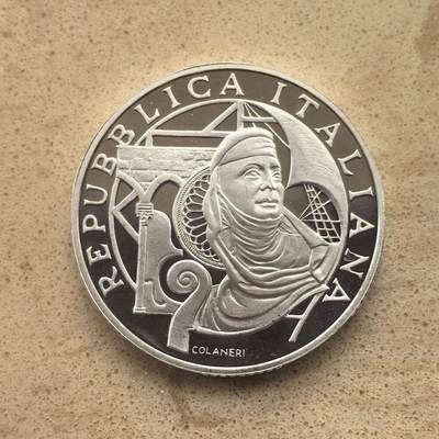 道一币馆币章第一百六十五场 - 意大利2004年欧洲文化之都热那亚10欧元精制银币  22g 925s