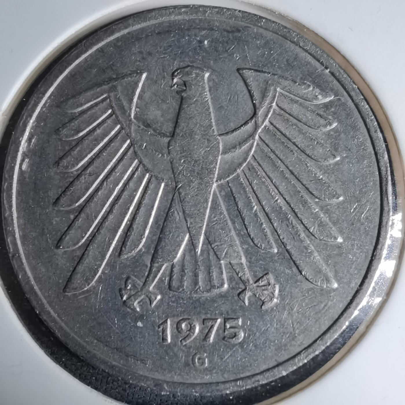 沼泽如烟--第997场 德国1975年5马克