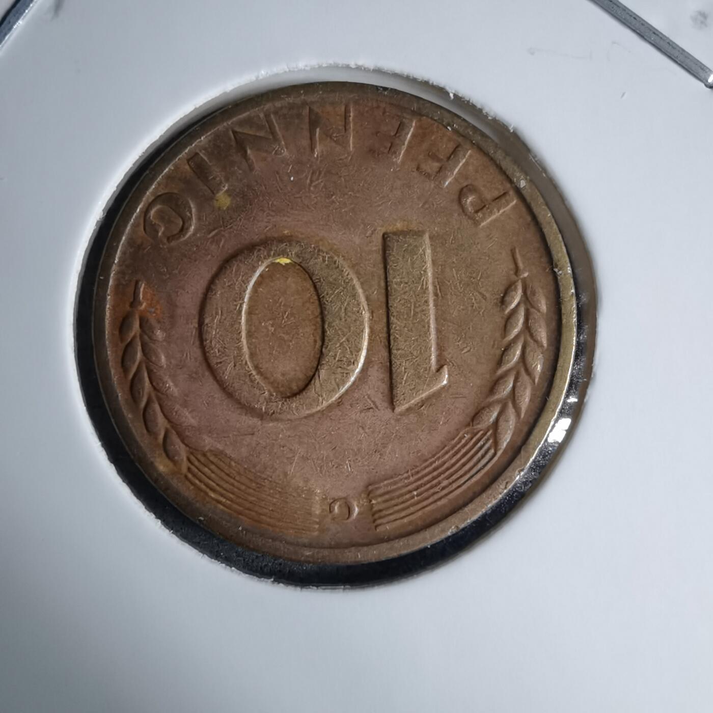 沼泽如烟--第997场 德国1950年10芬尼