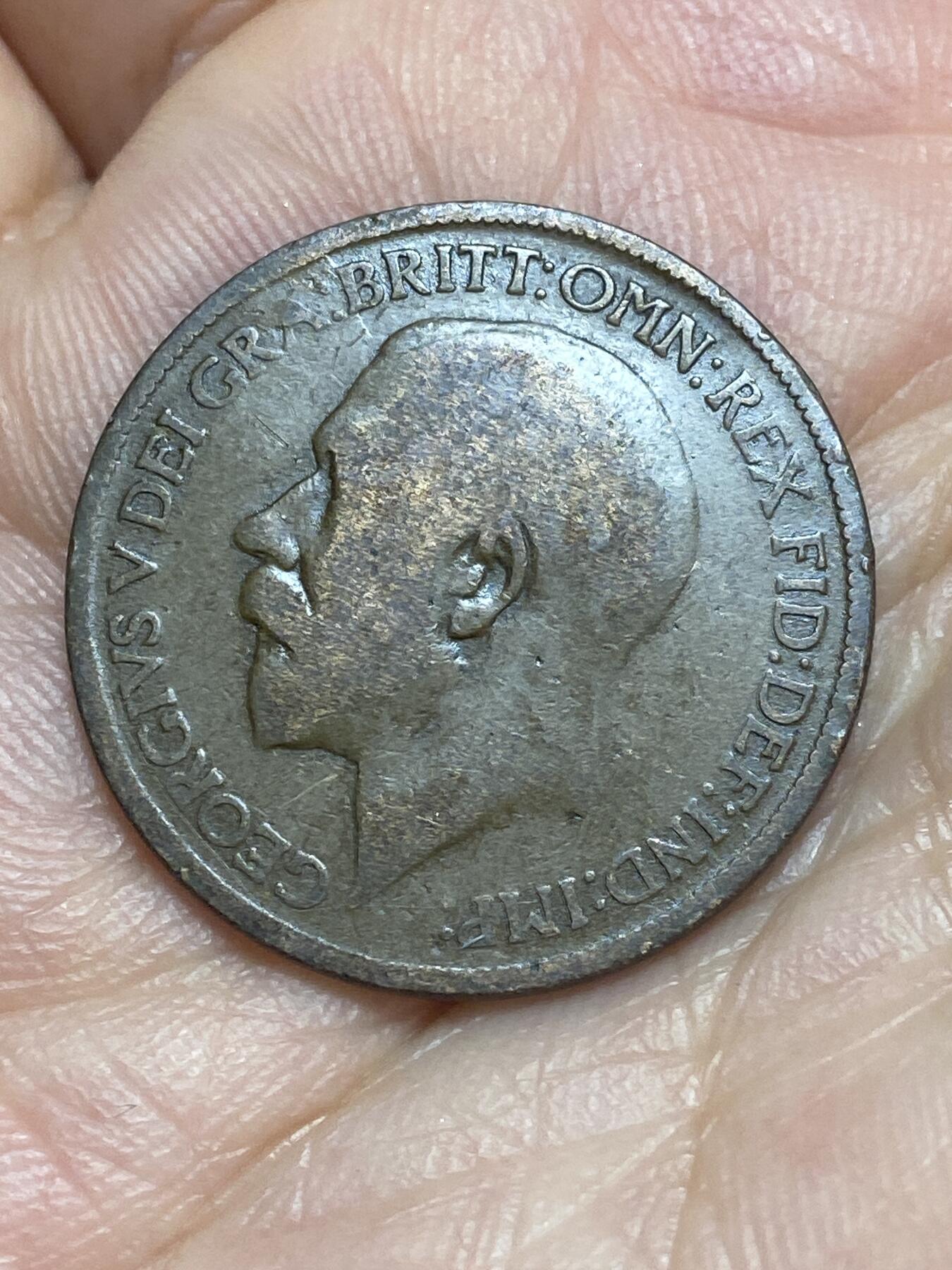 2026年第二十八场(总第一百九十七场）新春初七特拍场(佣金3%最低1元) 英国🇬🇧1922年半便士(乔治五世第一版)