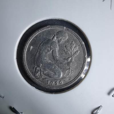 沼泽如烟--第997场 - 德国1950年50芬尼