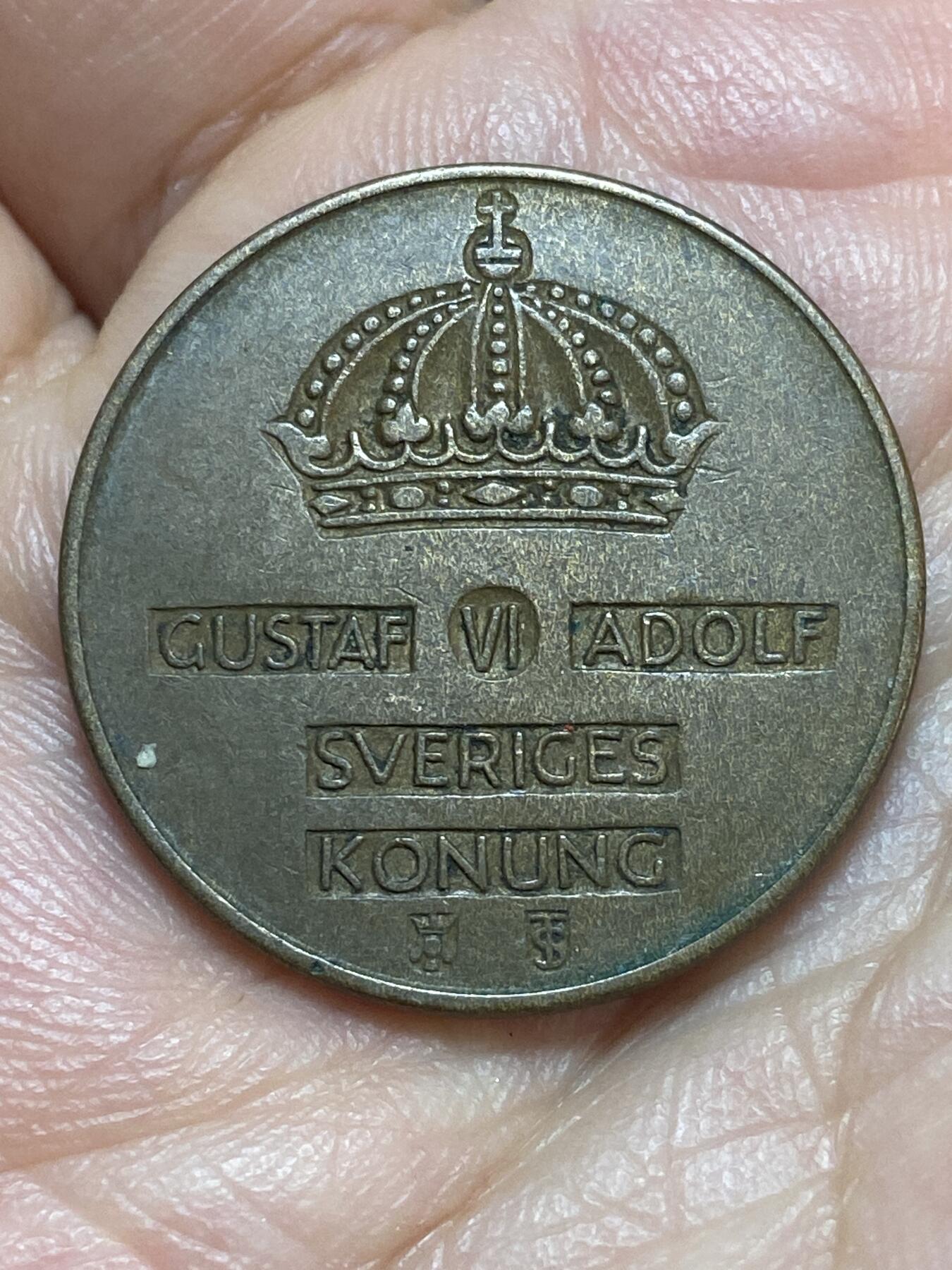 2026年第二十八场(总第一百九十七场）新春初七特拍场(佣金3%最低1元) 瑞典🇸🇪1953年5欧尔(古斯塔夫六世第一版，前期TS标)