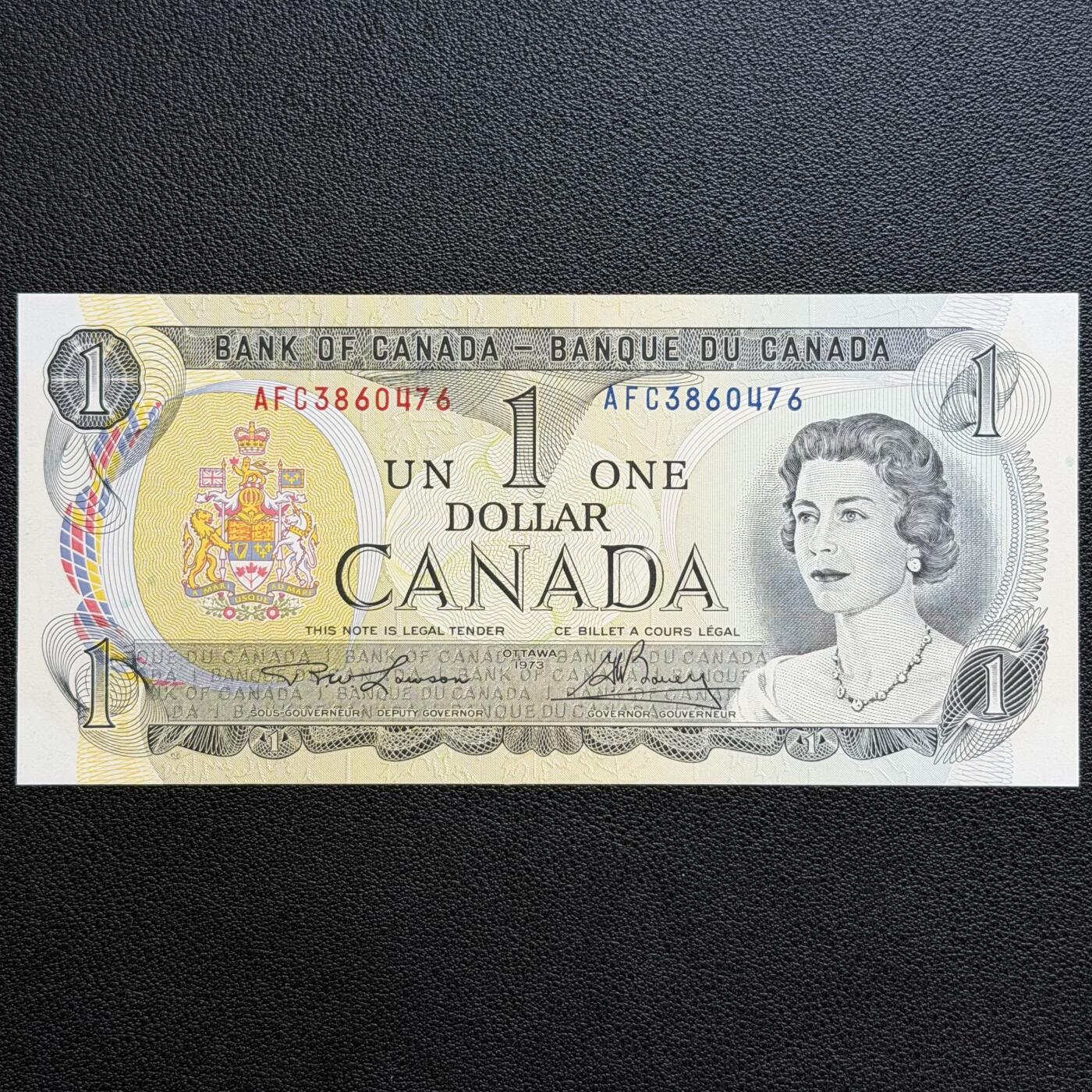 ＜星葵🌻钱币社＞非全新纸币场第70期·3月1日发货 加拿大1973年女王1元纸币