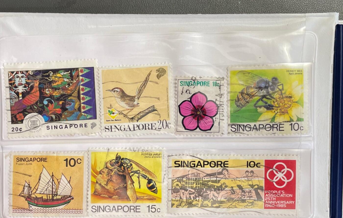 回流0301 新加坡、马来西亚邮币册