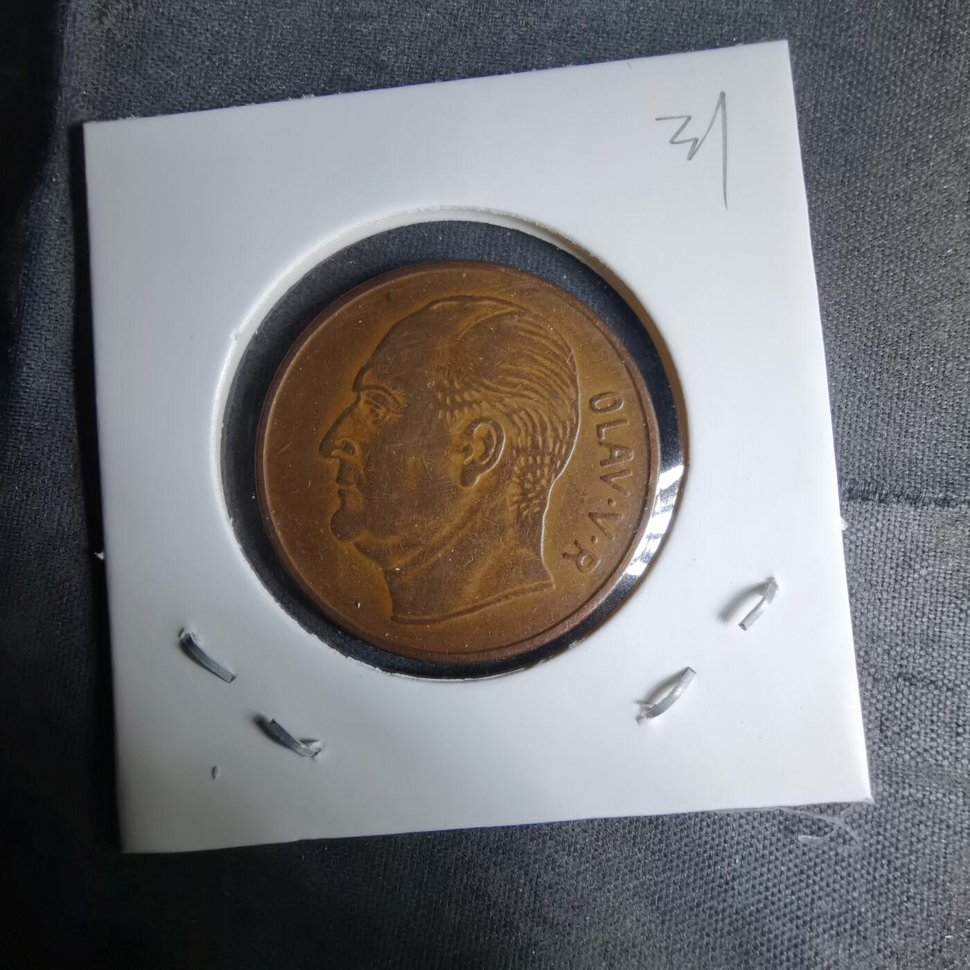 沼泽如烟--第997场 挪威1959年5欧尔