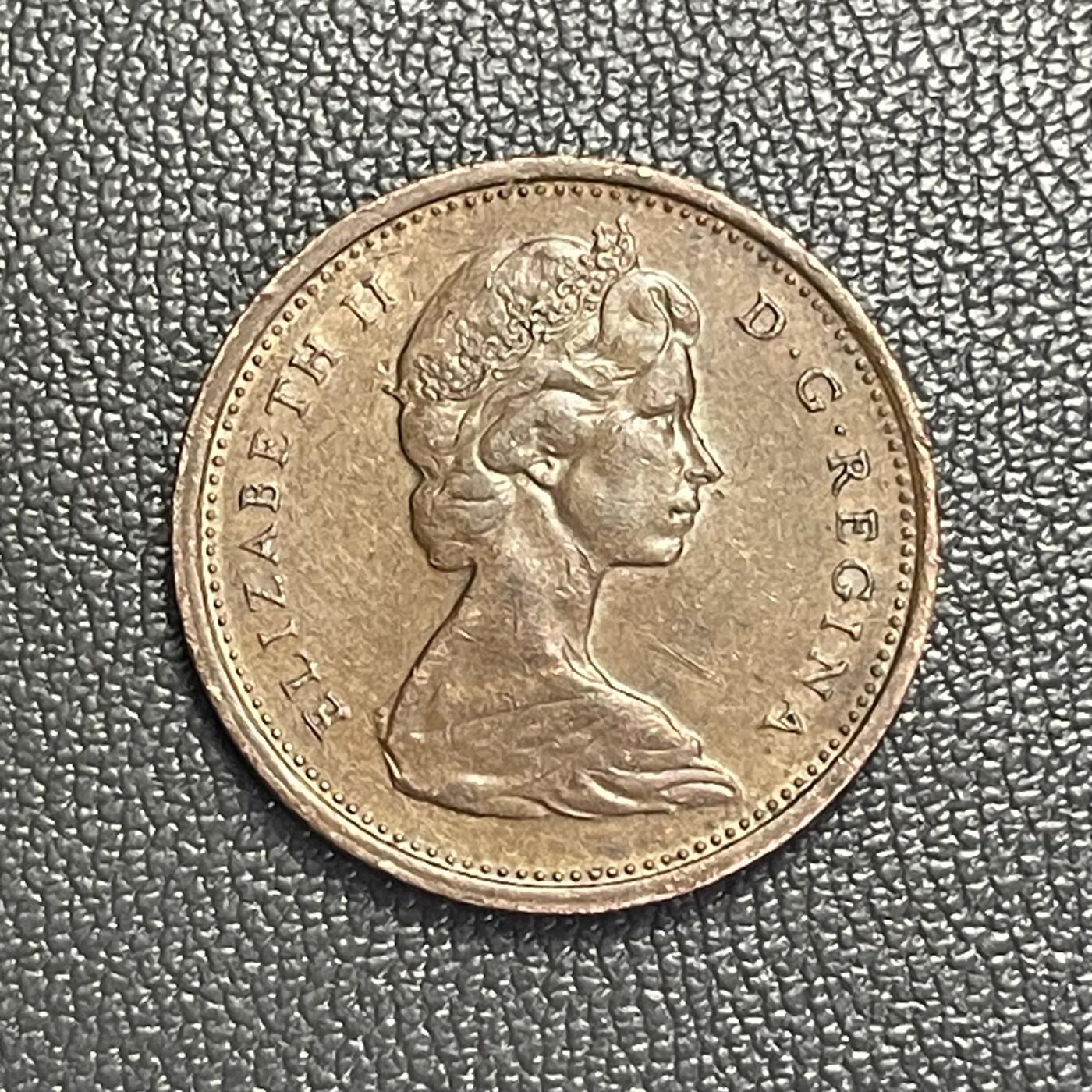 回流0301 加拿大1967年建国100周年纪念币 旅鸽