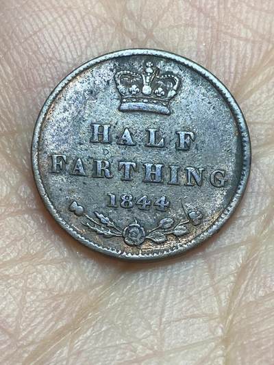 2026年第二十八场(总第一百九十七场）新春初七特拍场(佣金3%最低1元) - 少见–英国🇬🇧1844年半法新(维多利亚女王青年头像)