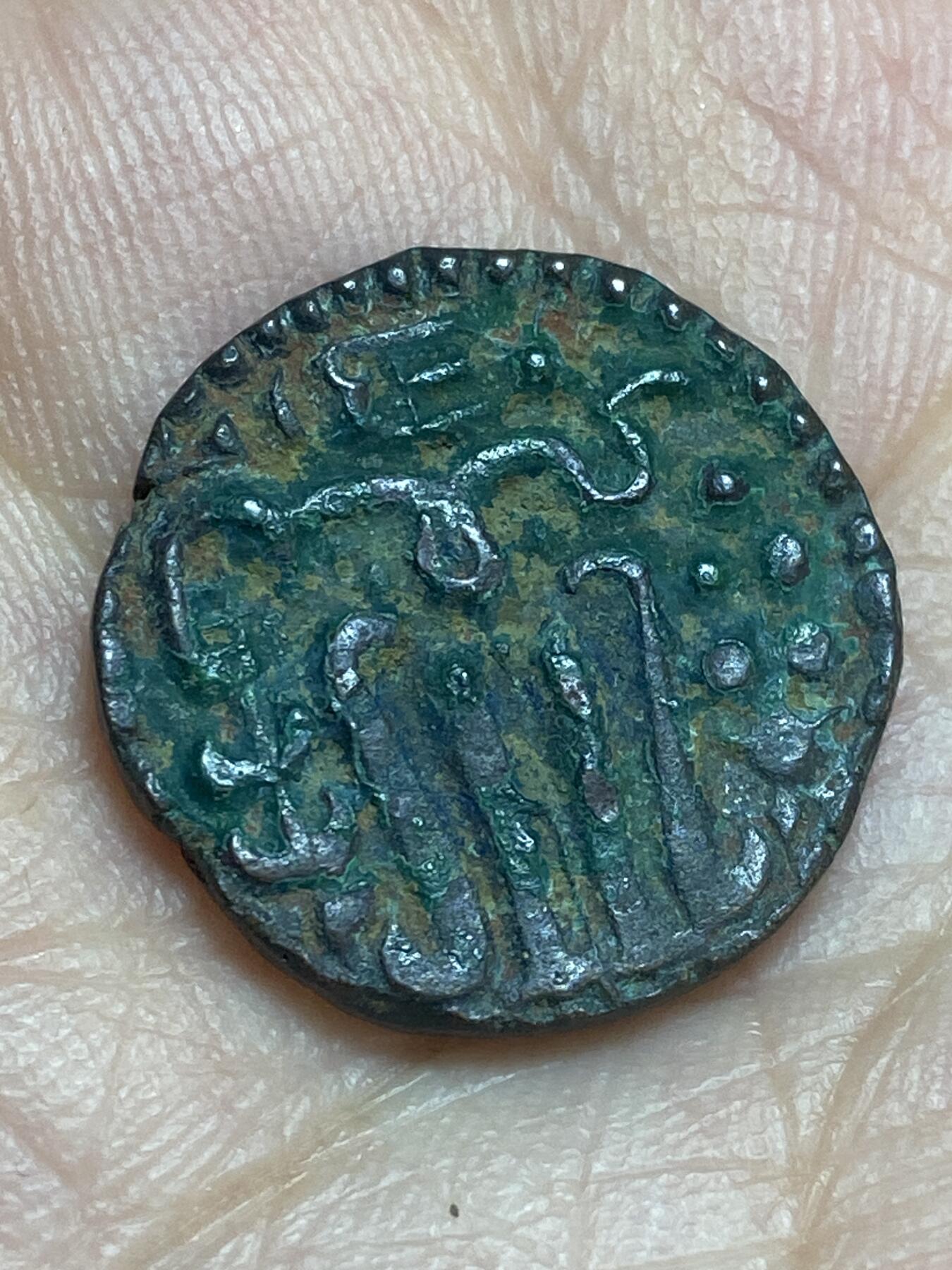 2026年第二十八场(总第一百九十七场）新春初七特拍场(佣金3%最低1元) 稀少古币–斯里兰卡 丹布德尼亚王朝1270-1273年1玛莎铜币(维贾亚巴胡四世，也译毗舍耶婆诃四世时期，俗称“章鱼铜币”)